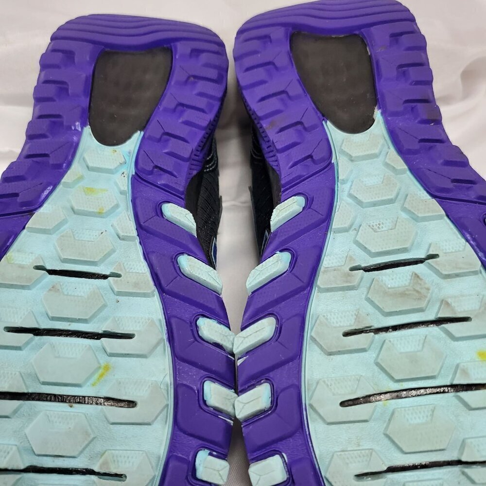 New Balance 410 Trail Running Shoes Womens 9.5 B Black With Purple/blue Accents - Picture 11 of 13